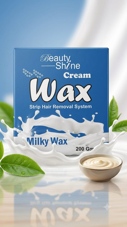Beauty Shine Cream Wax Strip Hair Removal System 200GM