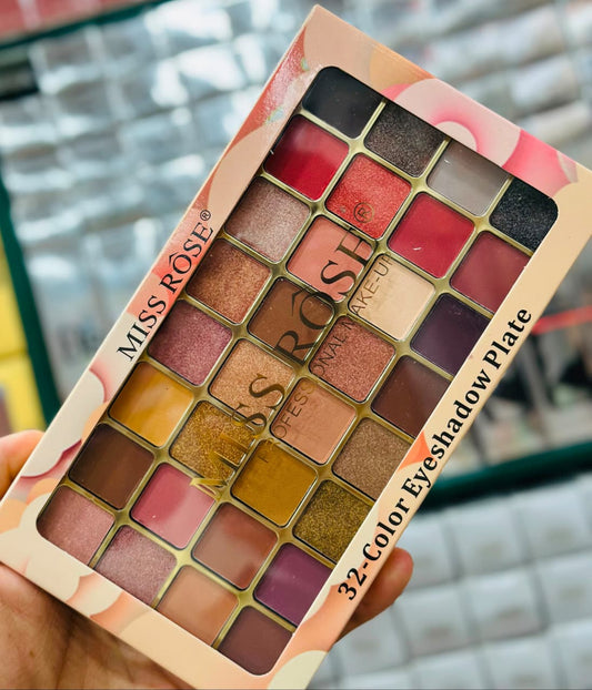 Miss Rose 32-Color Eyeshadow Palette
