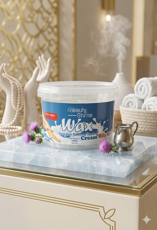 Beauty Shine Wax Strip Hair Removal System – Cream Milky Wax 1000g