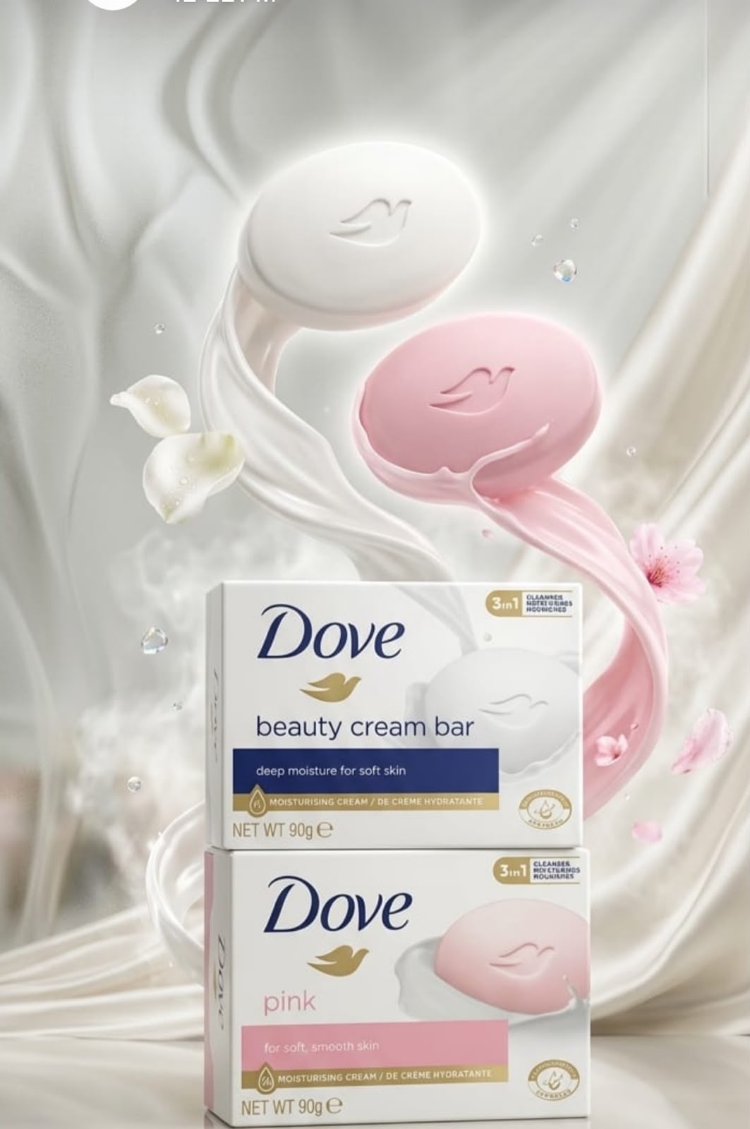 Dove Pink Beauty Cream Bar 90g