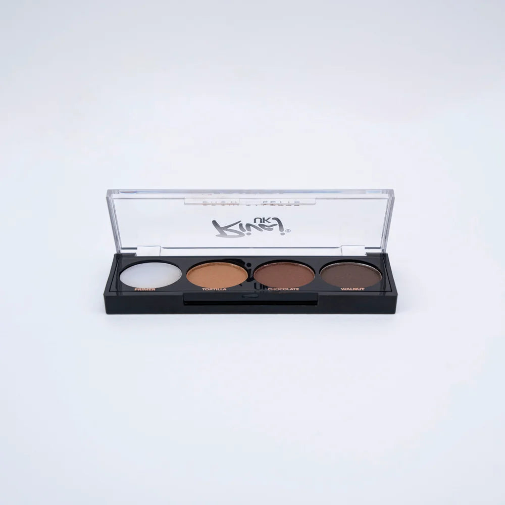Rivaj Eyebrow Palette - 4 Shades with Primer