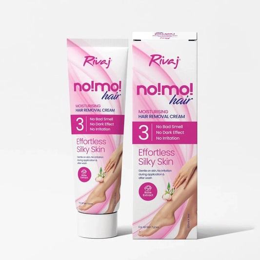 Rivaj No!Mo! Hair Moisturising Hair Removal Cream – Rose Extract 100 ml