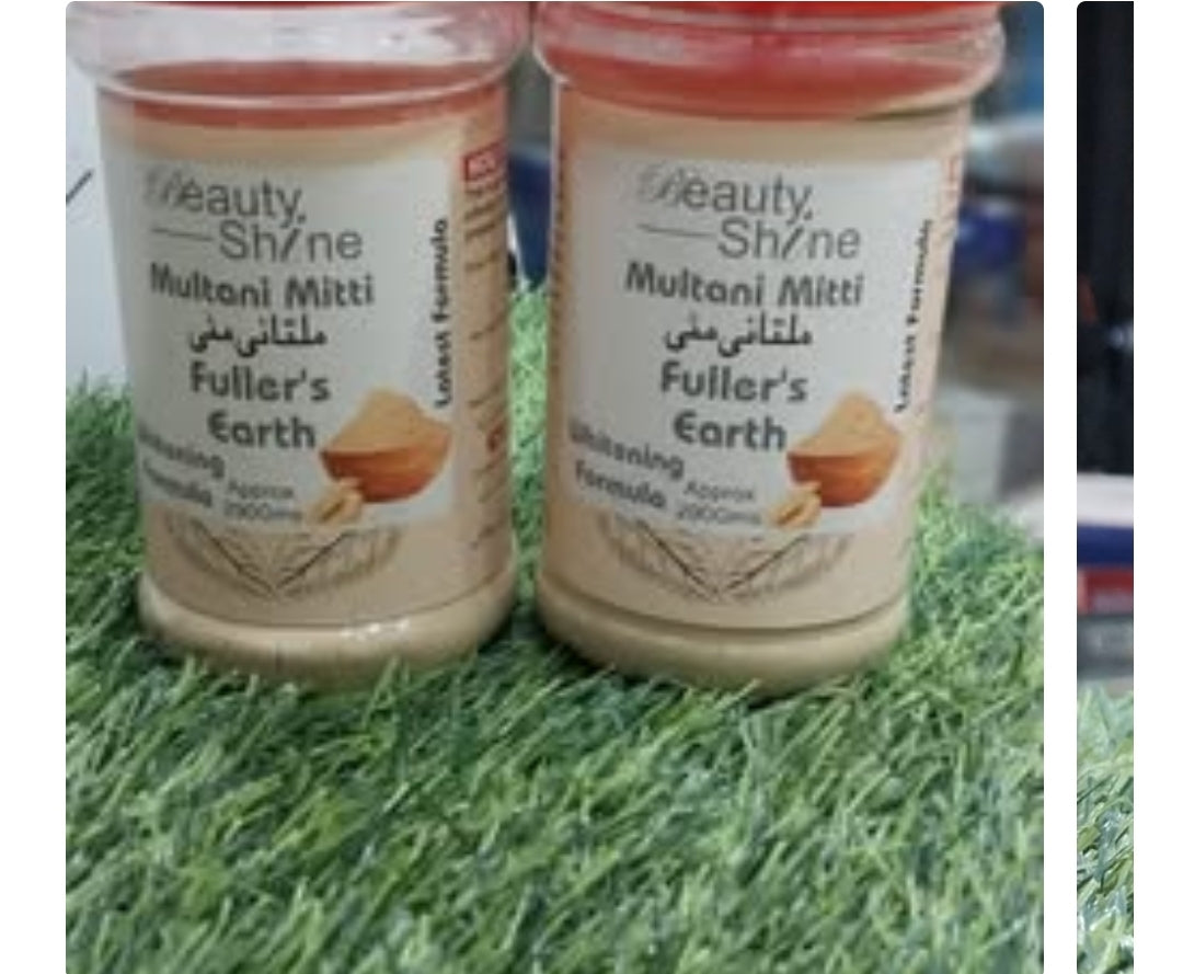 Beauty Shine Multani Mitti (Fuller's Earth) - Whitening Formula 200g