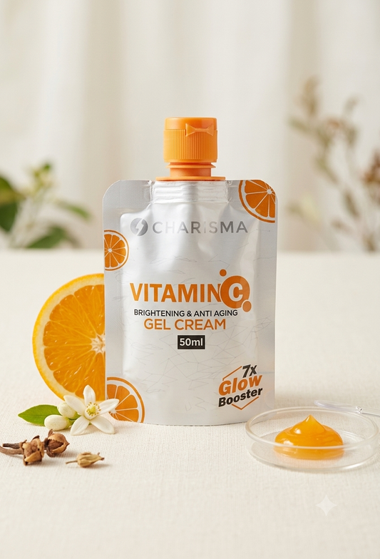 Charisma Vitamin C Brightening & Anti-Aging Gel Cream - 50ml (7x Glow Booster)
