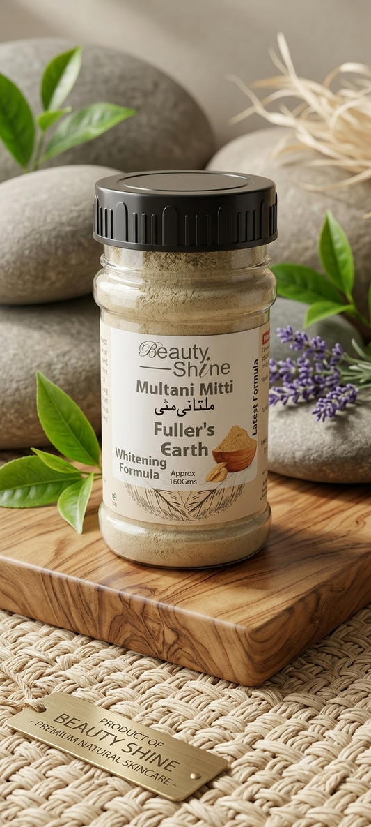 Beauty Shine Pure Multani Mitti Powder – 160g | Natural Fuller's Earth Whitening Formula
