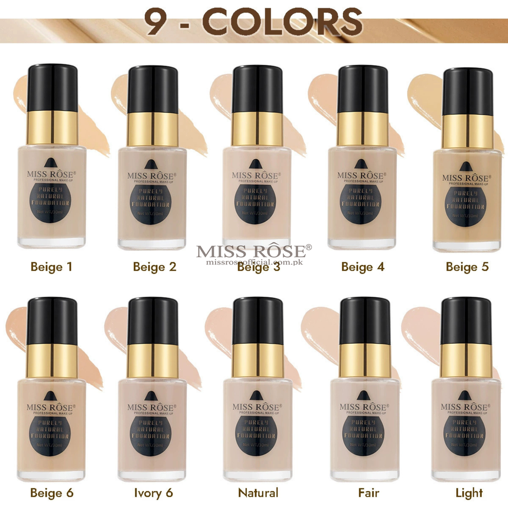 Miss Rose Full Natural Foundation